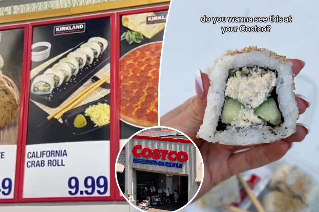 Costco adds sushi to food court menu — but not in the US